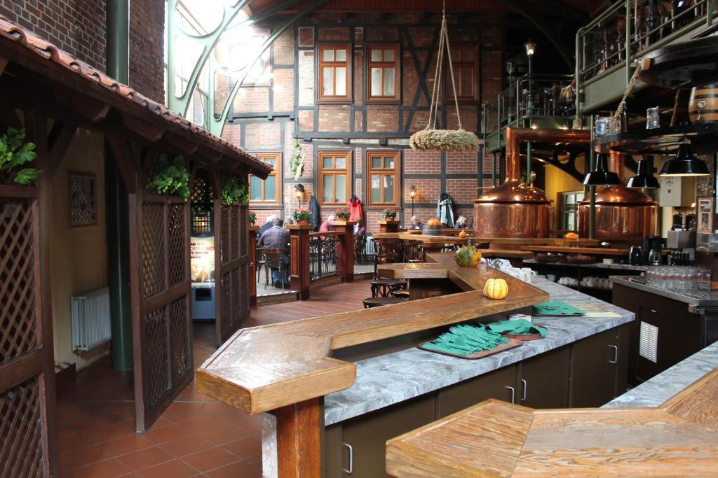 Hotel Zum Brauhaus Quedlinburg Dış mekan fotoğraf